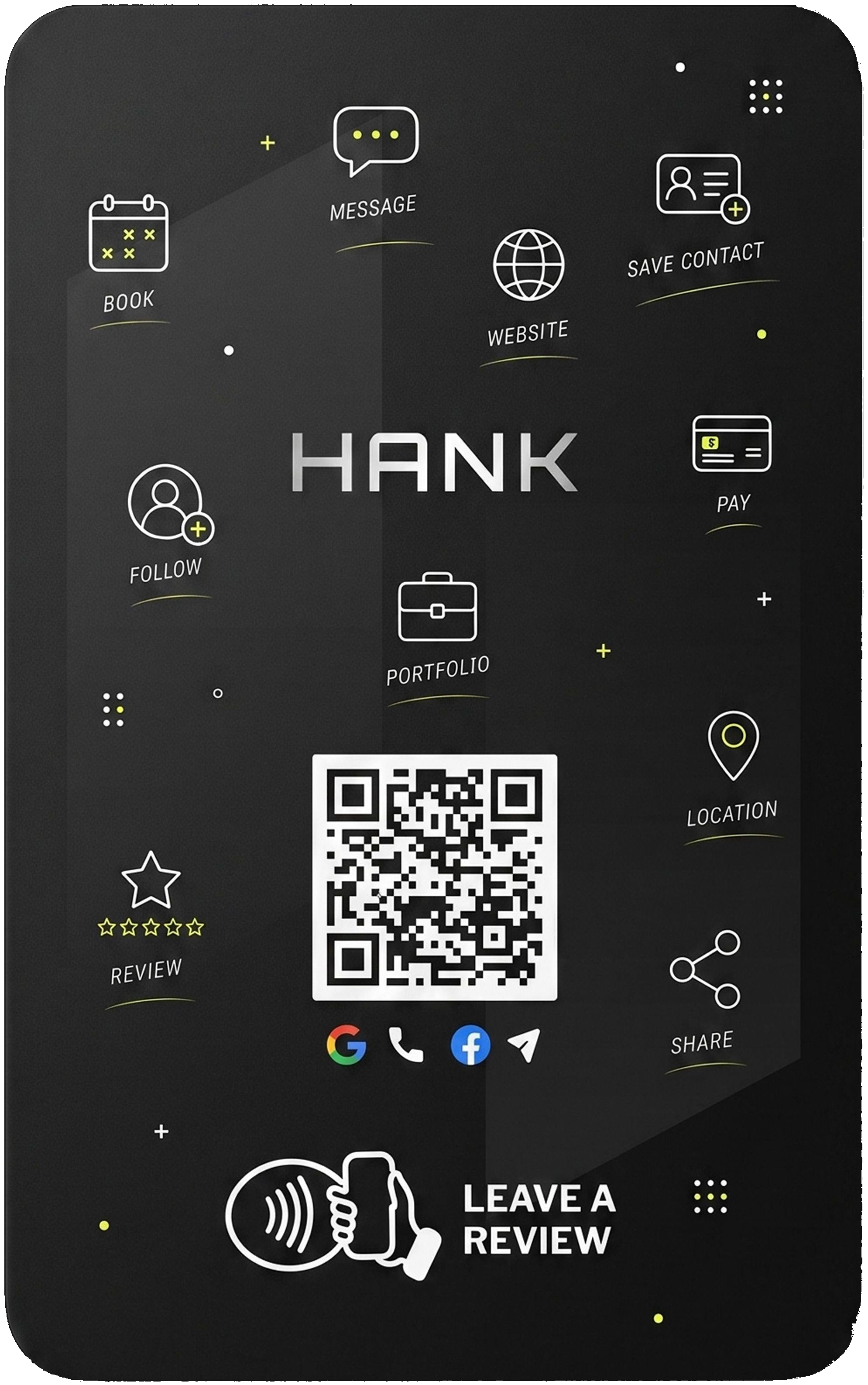 Review Card front